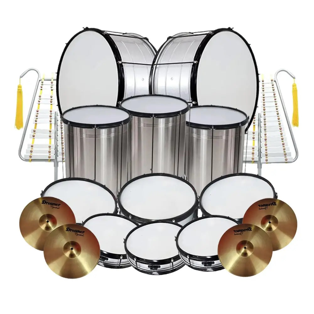 Kit Fanfarra Igreja Evangélica 15 Instrumentos + Brinde